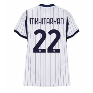 Inter Milan Henrikh Mkhitaryan #22 Jalkapallovaatteet Naisten Vieraspaita 2026-27 Lyhythihainen